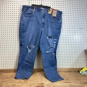 Whimsigoth heritage old money Levis women plus size 22W high waisted mom jeans